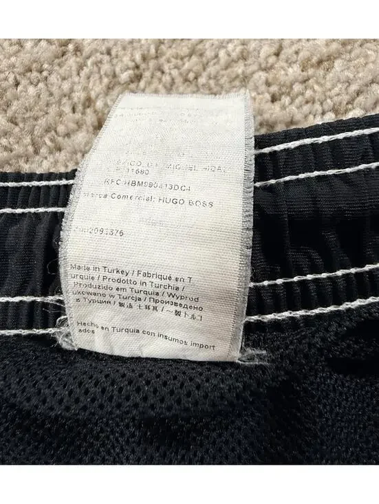 Hugo Boss Lobster Men's Swim Trunks Black Size Medium - Picture 5 of 9